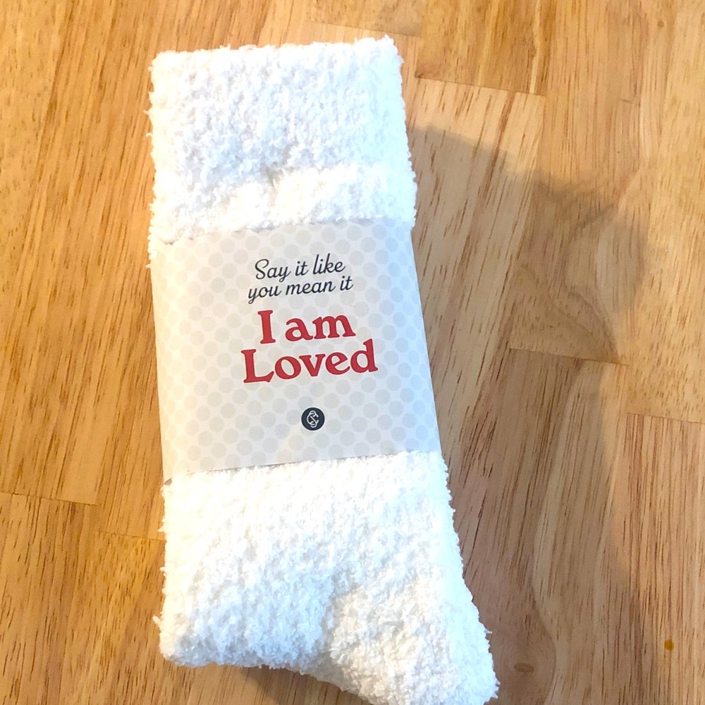 White Cozy Socks